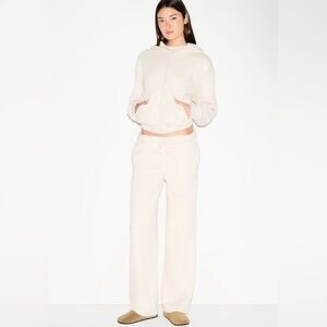 SKIMS Cotton Fleece Straight Leg Pants S